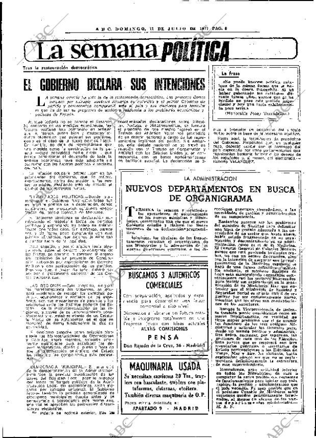 ABC MADRID 17-07-1977 página 18