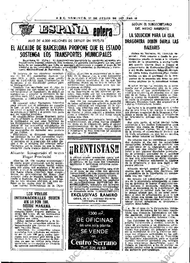 ABC MADRID 17-07-1977 página 25