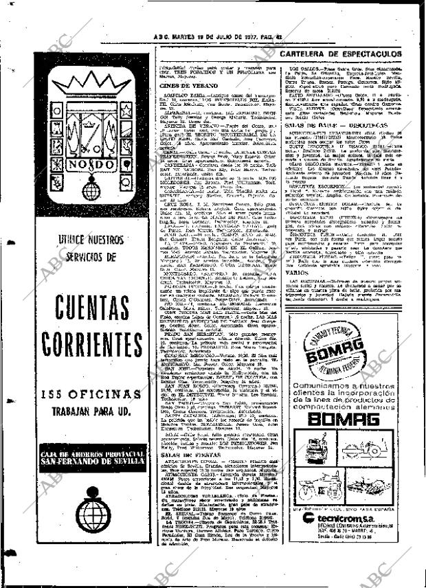 ABC SEVILLA 19-07-1977 página 72