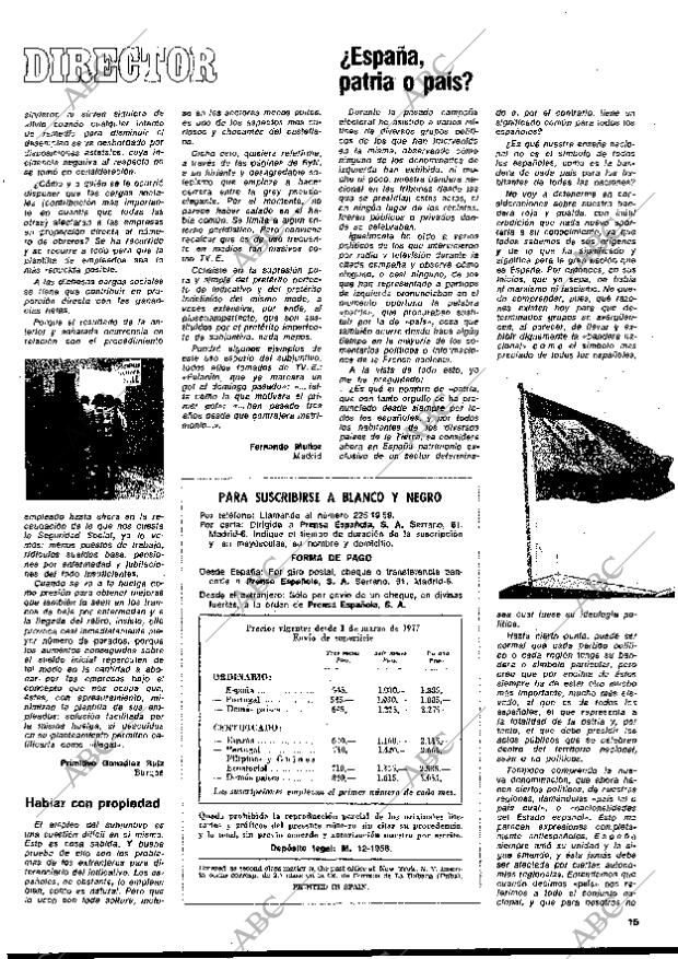 BLANCO Y NEGRO MADRID 20-07-1977 página 15