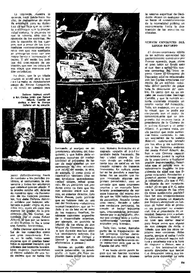 BLANCO Y NEGRO MADRID 20-07-1977 página 21