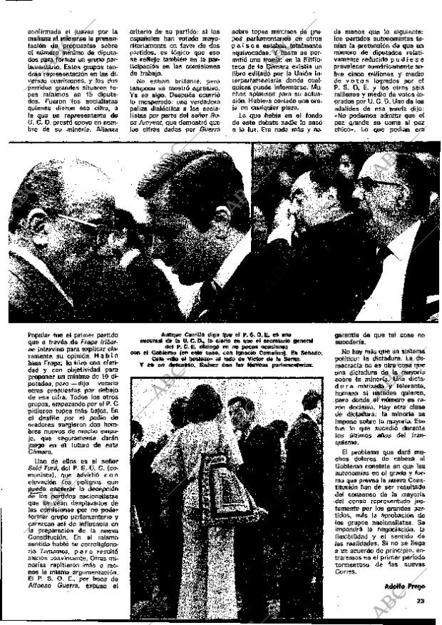 BLANCO Y NEGRO MADRID 20-07-1977 página 23