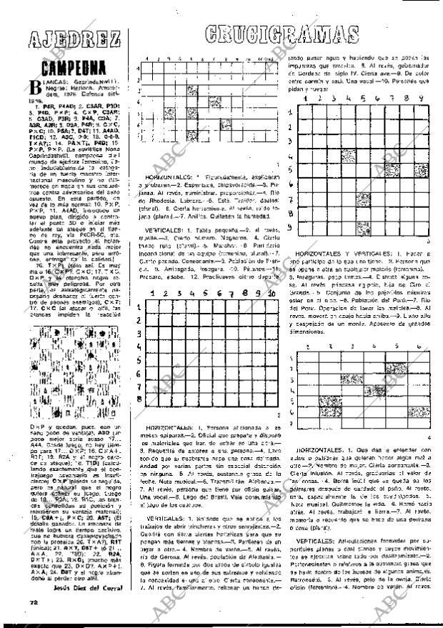 BLANCO Y NEGRO MADRID 20-07-1977 página 72