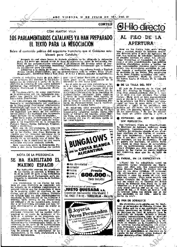 ABC MADRID 22-07-1977 página 21