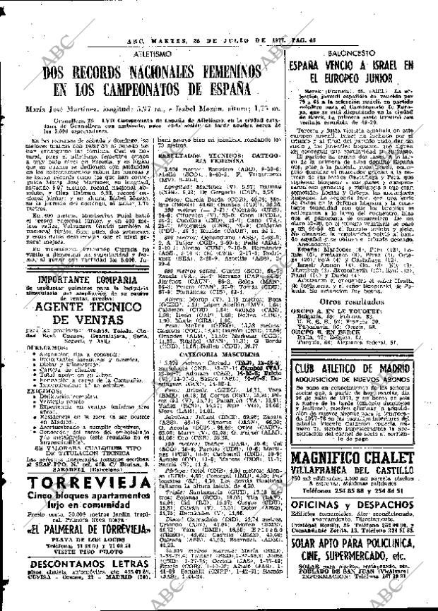 ABC MADRID 26-07-1977 página 54