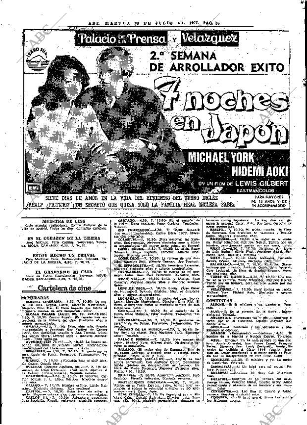 ABC MADRID 26-07-1977 página 63