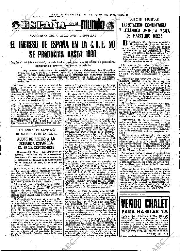 ABC MADRID 27-07-1977 página 25