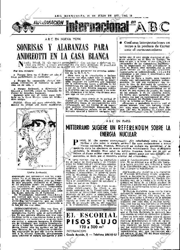 ABC MADRID 27-07-1977 página 26
