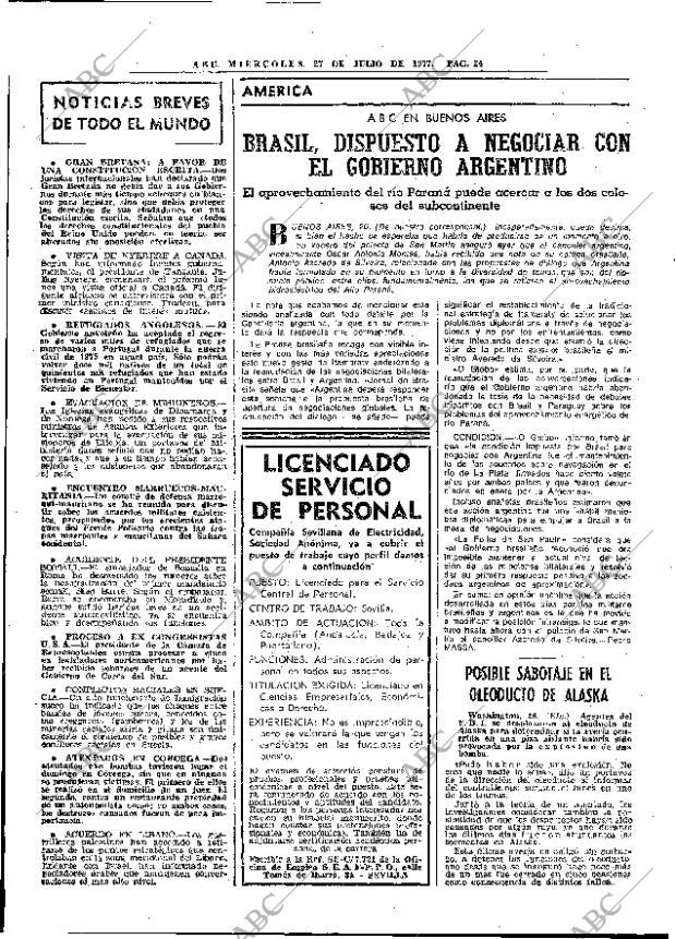 ABC MADRID 27-07-1977 página 32
