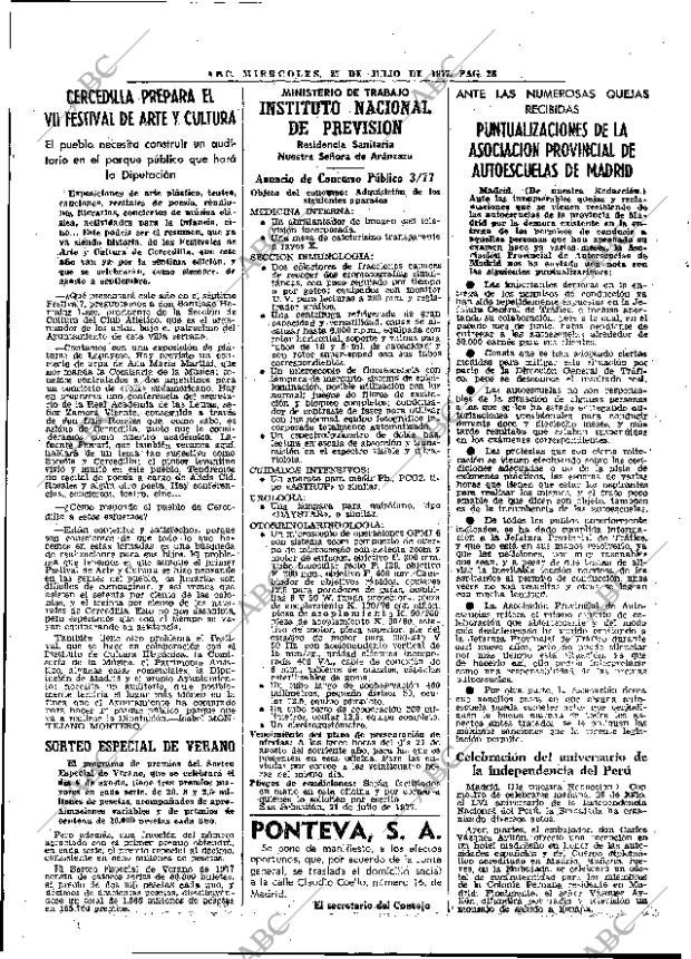 ABC MADRID 27-07-1977 página 36