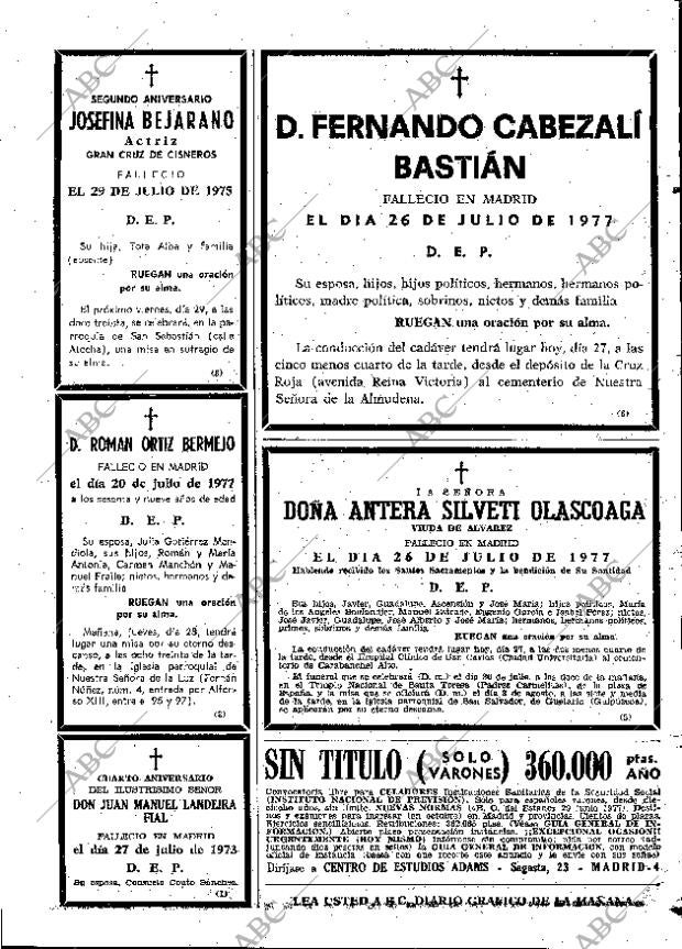ABC MADRID 27-07-1977 página 69