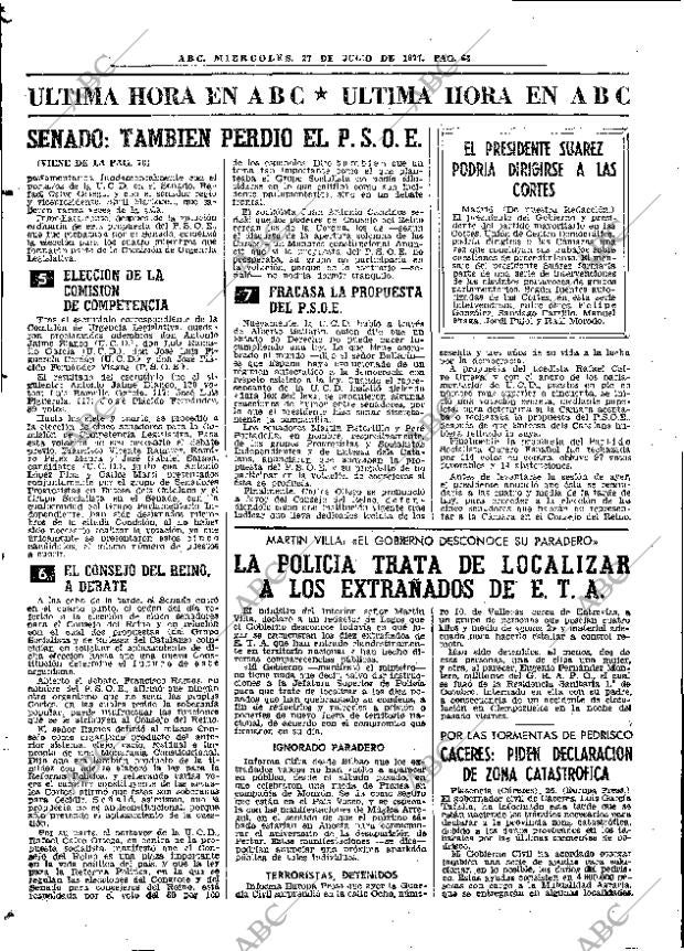 ABC MADRID 27-07-1977 página 72