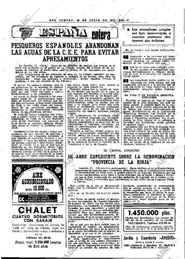 ABC MADRID 28-07-1977 página 25