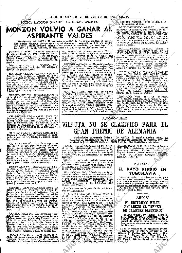 ABC MADRID 31-07-1977 página 56