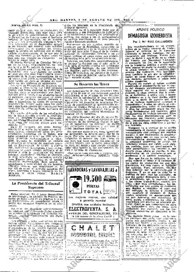 ABC MADRID 02-08-1977 página 12