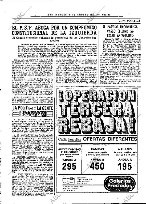 ABC MADRID 02-08-1977 página 19