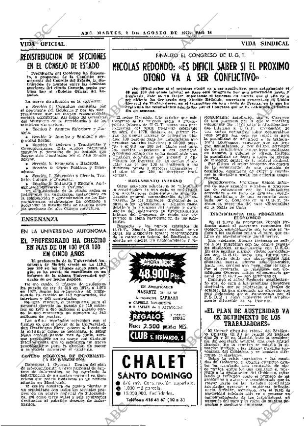 ABC MADRID 02-08-1977 página 22
