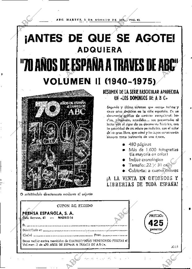 ABC MADRID 02-08-1977 página 71