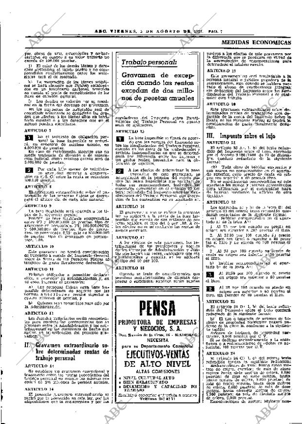 ABC MADRID 05-08-1977 página 15