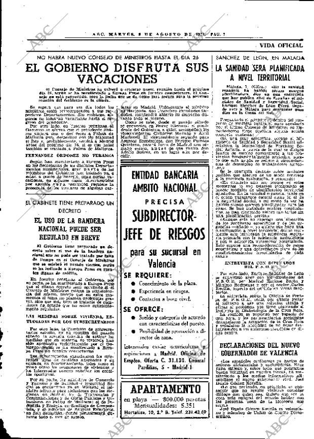 ABC MADRID 09-08-1977 página 15