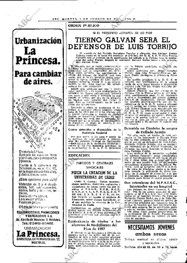 ABC MADRID 09-08-1977 página 20