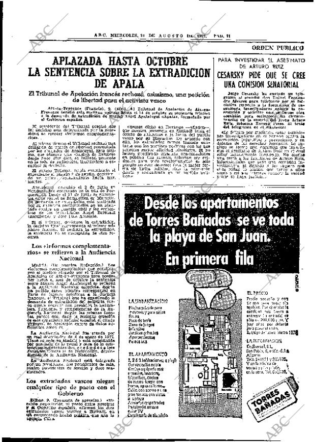 ABC MADRID 10-08-1977 página 19