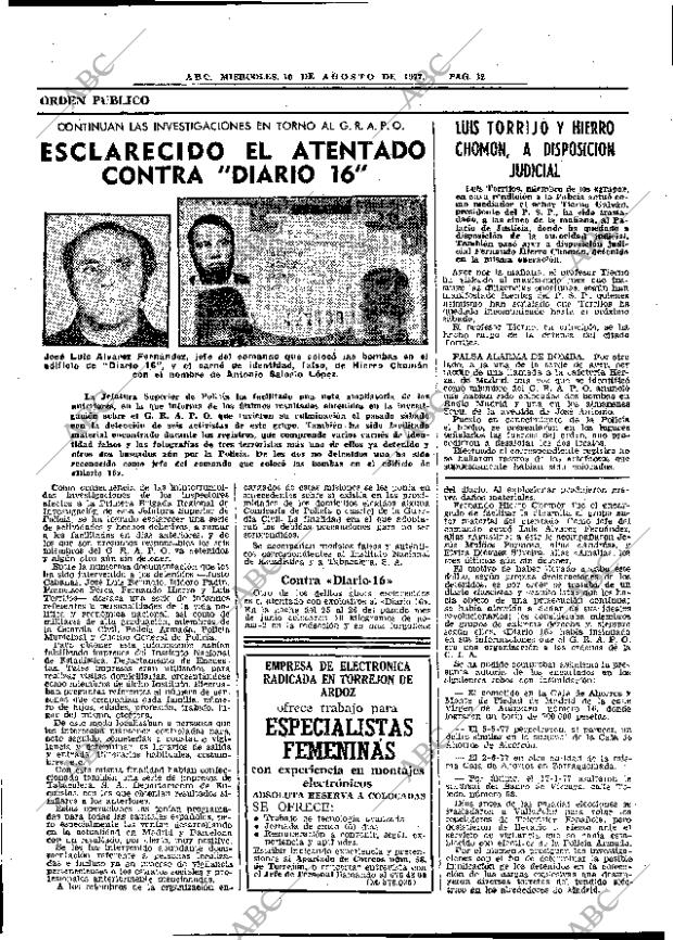 ABC MADRID 10-08-1977 página 20