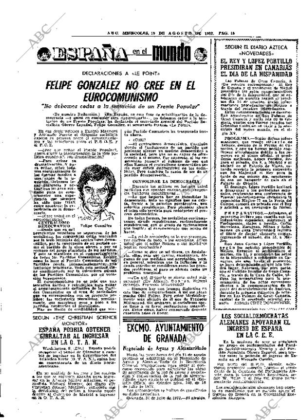 ABC MADRID 10-08-1977 página 23