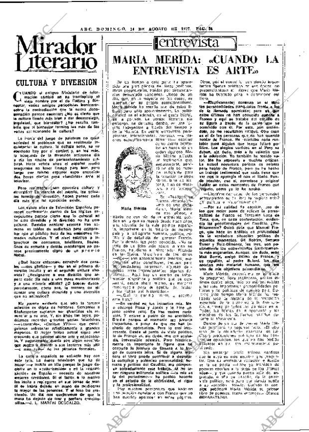 ABC MADRID 14-08-1977 página 30