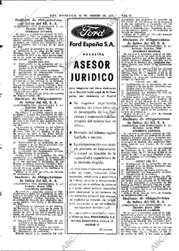 ABC MADRID 14-08-1977 página 38