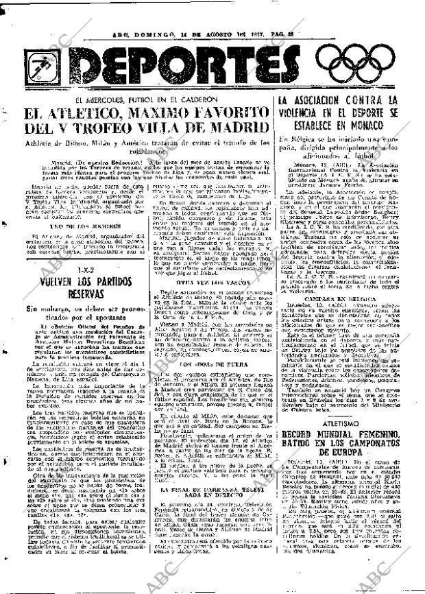 ABC MADRID 14-08-1977 página 44