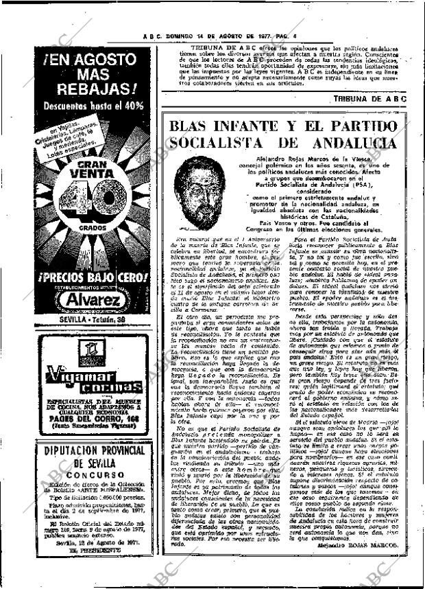 ABC SEVILLA 14-08-1977 página 18