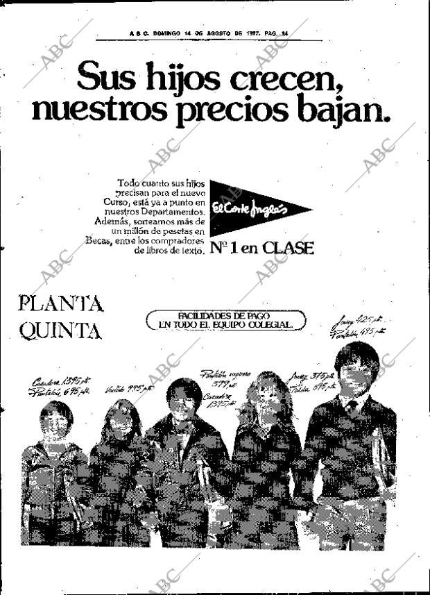 ABC SEVILLA 14-08-1977 página 38