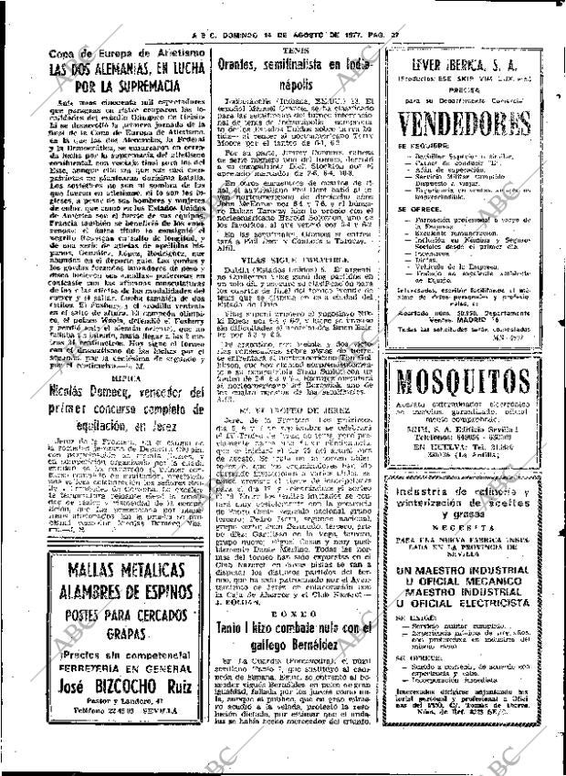 ABC SEVILLA 14-08-1977 página 41