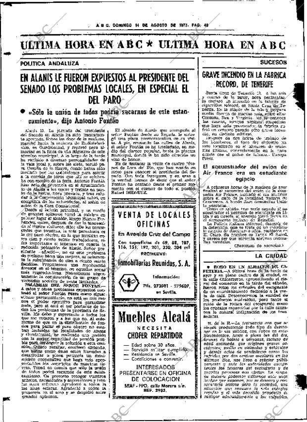 ABC SEVILLA 14-08-1977 página 54