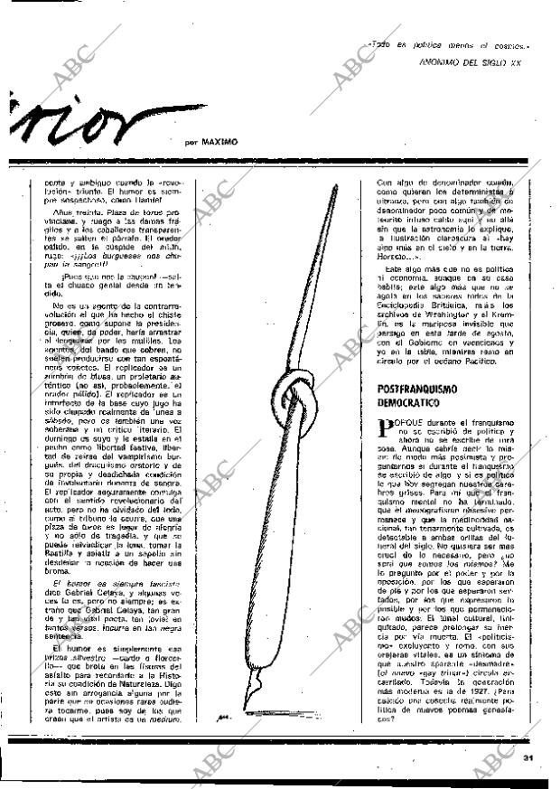 BLANCO Y NEGRO MADRID 17-08-1977 página 31