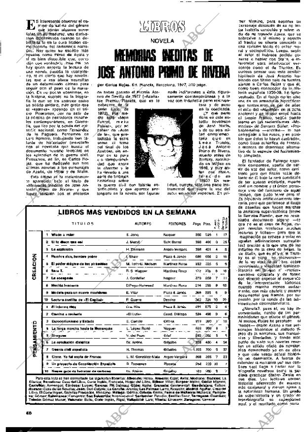 BLANCO Y NEGRO MADRID 17-08-1977 página 60