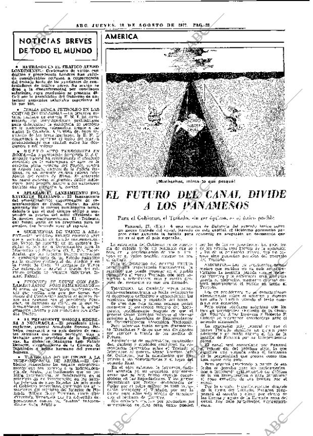 ABC MADRID 18-08-1977 página 28