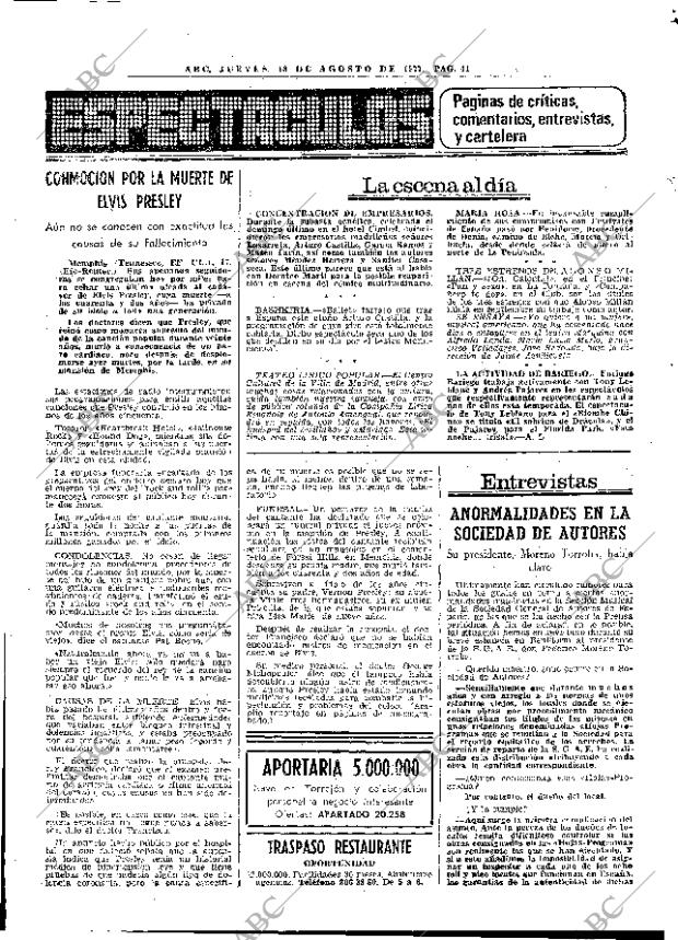 ABC MADRID 18-08-1977 página 49