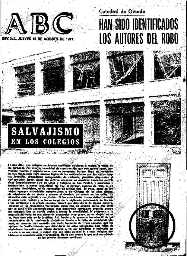 ABC SEVILLA 18-08-1977 página 1