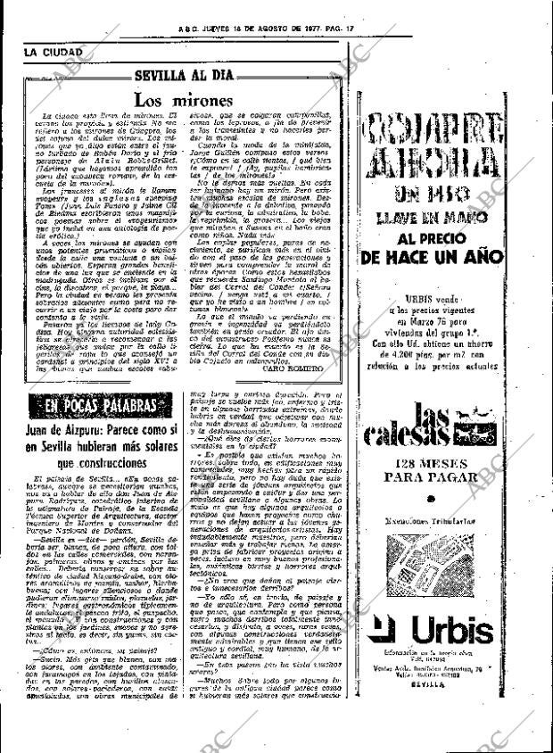 ABC SEVILLA 18-08-1977 página 25