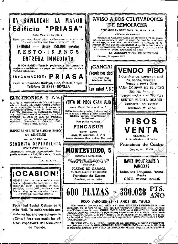 ABC SEVILLA 18-08-1977 página 40