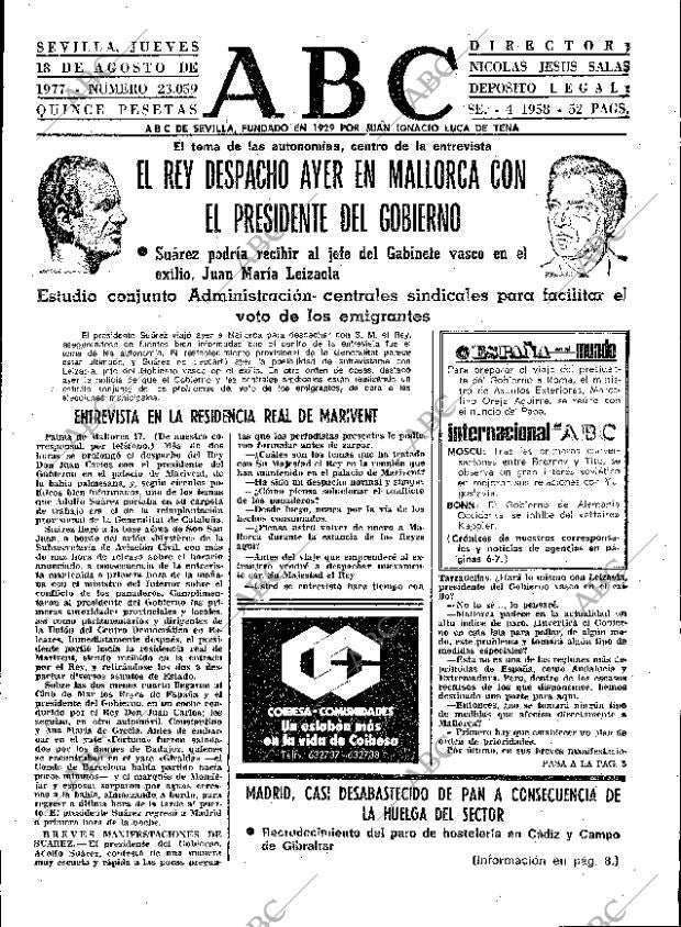 ABC SEVILLA 18-08-1977 página 9