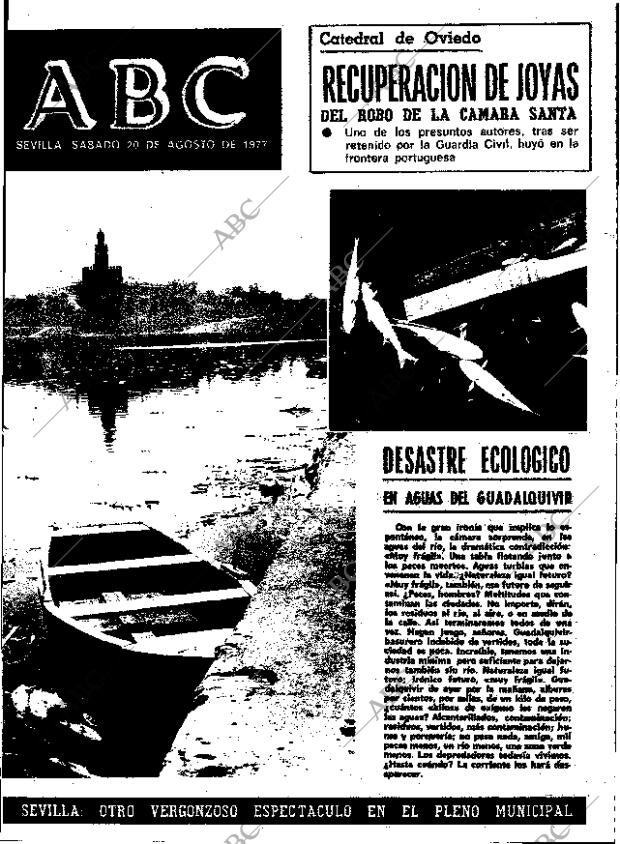 ABC SEVILLA 20-08-1977 página 1