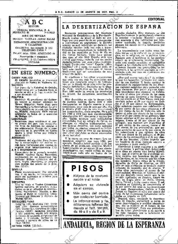 ABC SEVILLA 20-08-1977 página 10