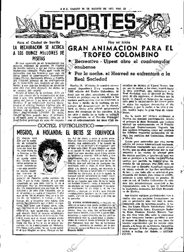 ABC SEVILLA 20-08-1977 página 31