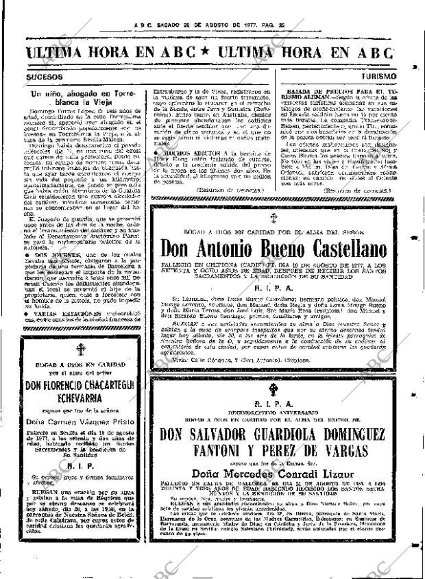 ABC SEVILLA 20-08-1977 página 43