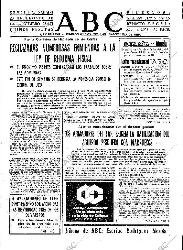 ABC SEVILLA 20-08-1977 página 9