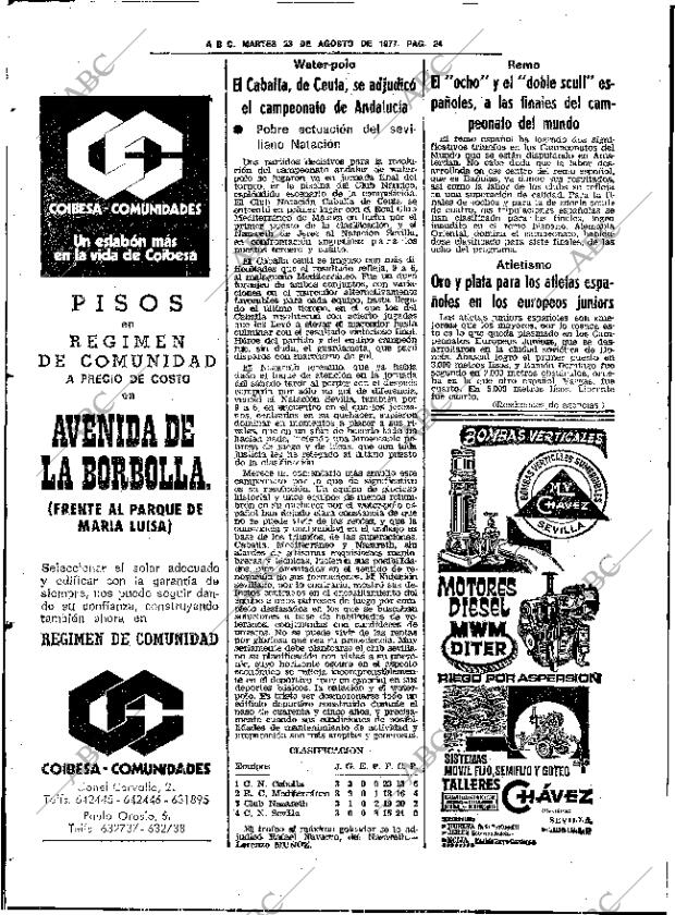 ABC SEVILLA 23-08-1977 página 32
