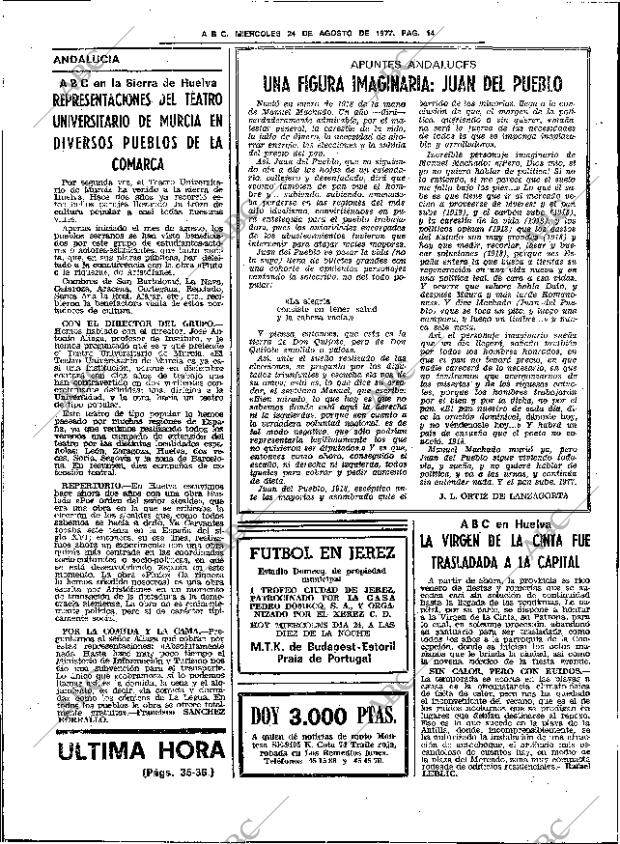 ABC SEVILLA 24-08-1977 página 22